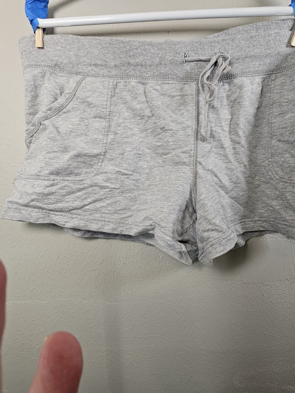 Faded Glory Light Gray Athletic Lounge Shorts